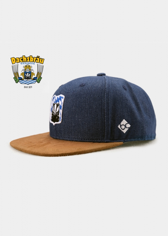 "Dachsbräu" - denim (Snapback)